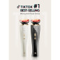 INIA 3-in-1 Red Light Therapy Device for Face & Neck - Puffiness Reduction & Skin Firming (White)