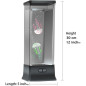 COLORLIFE Electric Jellyfish Tank Table Lamp with Color Changing Light for Home & Mood Relaxation (Black) COLORLIFE Electric Jellyfish Tank Table Lamp with Color Changing Light for Home & Mood Relaxation (Black)