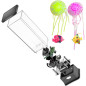 COLORLIFE Lampe de Table Méduse Électrique à Lumière Changeante pour Enfants et Adultes - Noir COLORLIFE Lampe de Table Méduse Électrique à Lumière Changeante pour Enfants et Adultes - Noir