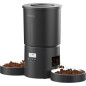 Distributeur Automatique Double pour Chats, 6 Repas/Jour, 4,2L, Enregistreur Vocal, Minuteur Flexible (Noir) Distributeur Automatique Double pour Chats, 6 Repas/Jour, 4,2L, Enregistreur Vocal, Minuteur Flexible (Noir)