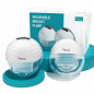 Tire-lait Paruu P10 mains libres, 4 modes, 9 niveaux, portable, écran intelligent, 2 pcs blanc Tire-lait Paruu P10 mains libres, 4 modes, 9 niveaux, portable, écran intelligent, 2 pcs blanc