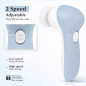 Brosse Nettoyante Visage COSLUS 2-en-1 Électrique Silicone Étanche Exfoliation Massage Profond Brosse Nettoyante Visage COSLUS 2-en-1 Électrique Silicone Étanche Exfoliation Massage Profond