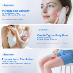 Appareil Anti-Cellulite 3-en-1 pour Corps - Massage & Sculpté