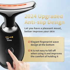 Multifunctional Facial Beauty Device with LED Light & Vibration for Skin