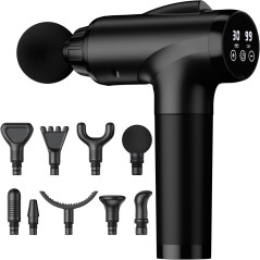 Deep Tissue Massage Gun - Handheld Electric Muscle Massager, 30 Speeds