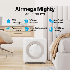 Purificateur Air Coway Airmega AP-1512HH True HEPA Blanc