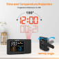 SMARTRO SC91 Projection Alarm Clock with Weather Station, Wireless Indoor-Outdoor Thermometer & Hygrometer SMARTRO SC91 Projection Alarm Clock with Weather Station, Wireless Indoor-Outdoor Thermometer & Hygrometer