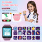 Montre Connectée Enfants Filles 5-12 Ans - Caméra HD, Jeux, Podomètre, Alarme, Cadeau Anniversaire Noël Montre Connectée Enfants Filles 5-12 Ans - Caméra HD, Jeux, Podomètre, Alarme, Cadeau Anniversaire Noël