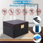 TICONN Faraday Box Carbon Fiber Car Key Fob Signal Blocker RFID Keyless Fob Protector Pouch Cage TICONN Faraday Box Carbon Fiber Car Key Fob Signal Blocker RFID Keyless Fob Protector Pouch Cage
