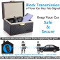 TICONN Faraday Box Carbon Fiber Car Key Fob Signal Blocker RFID Keyless Fob Protector Pouch Cage TICONN Faraday Box Carbon Fiber Car Key Fob Signal Blocker RFID Keyless Fob Protector Pouch Cage