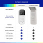 Clavier vidéo myQ pour porte de garage avec caméra grand-angle, codes PIN personnalisables, contrôle smartphone, compatible Cham Clavier vidéo myQ pour porte de garage avec caméra grand-angle, codes PIN personnalisables, contrôle smartphone, compatible Cham