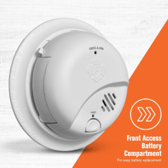 First Alert SMI100 Alarme Fumée Batterie - Pack de 2