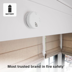 First Alert SMCO100 Smoke & CO Alarm Battery Operated 1-Pack White