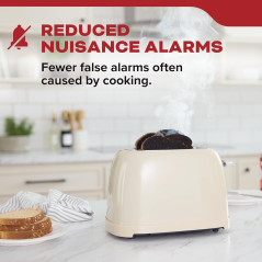 Kidde Smoke Detector with 10-Year Battery and LED Warning Light Indicators