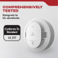 Kidde Smoke Detector with 10-Year Battery and LED Warning Light Indicators