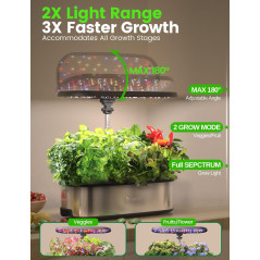LetPot LPH-SE : Jardin d’Herbes Intérieur Smart 12 Pods