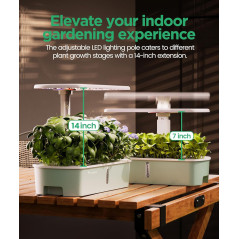 LetPot LPH-Air Smart Hydroponic Garden Kit with WiFi & Adjustable Grow Light