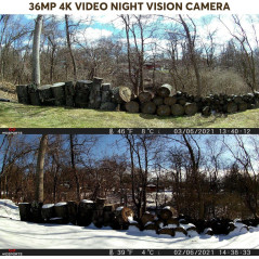 Caméra Trail WOSPORTS 48MP 4K Vision Nuit IP66 Étanche
