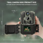 WOSPORTS 48MP 4K Trail Camera, 0.2s Trigger, Night Vision, IP66 Waterproof, 2.0'' LCD, 120° Wide Lens