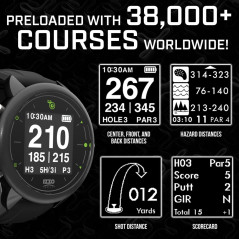 Izzo Golf Swami : Montre GPS avec Suggestions de Clubs Personnalisées