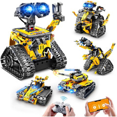 HOGOKIDS Robot 5-en-1 RC & APP STEM Jouets Enfants 6-12+