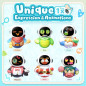 ENERGIZE LAB Eiliko Aquamarine - Tiny AI Charm Robot Pendant, Fun Electronic Toy for Couples & Friends