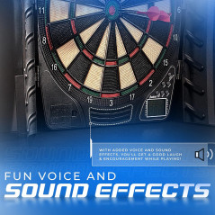 Franklin Sports Soft Tip Electronic Dartboard Set with Digital Scoreboard