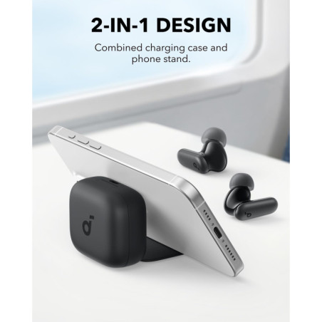 Soundcore P30i Anker Écouteurs Sans Fil, ANC Puissant, Bass Profond, 45H, Étui 2-en-1, IP54, Bluetooth 5.4 Noir