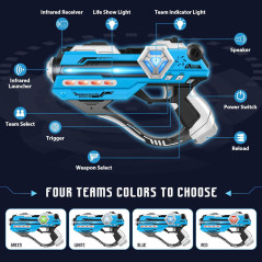 Laser Tag Guns Set of 2 with LED Score Vests – Fun Gift for Kids & Teens