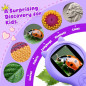 Mini Pocket Handheld Microscope for Kids - STEM Educational Science Toy for Ages 5-12, Purple