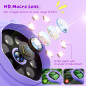 Microscope Portable Mini pour Enfants - Jouet Éducatif STEM Cadeau Anniversaire Noël Filles 5-12 Ans (Violet) Microscope Portable Mini pour Enfants - Jouet Éducatif STEM Cadeau Anniversaire Noël Filles 5-12 Ans (Violet)