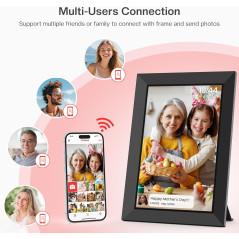 Frameo 10.1 WiFi Digital Photo Frame with HD Touchscreen & 32GB Memory