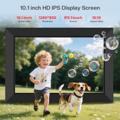 Frameo 10.1 WiFi Digital Photo Frame with HD Touchscreen & 32GB Memory
