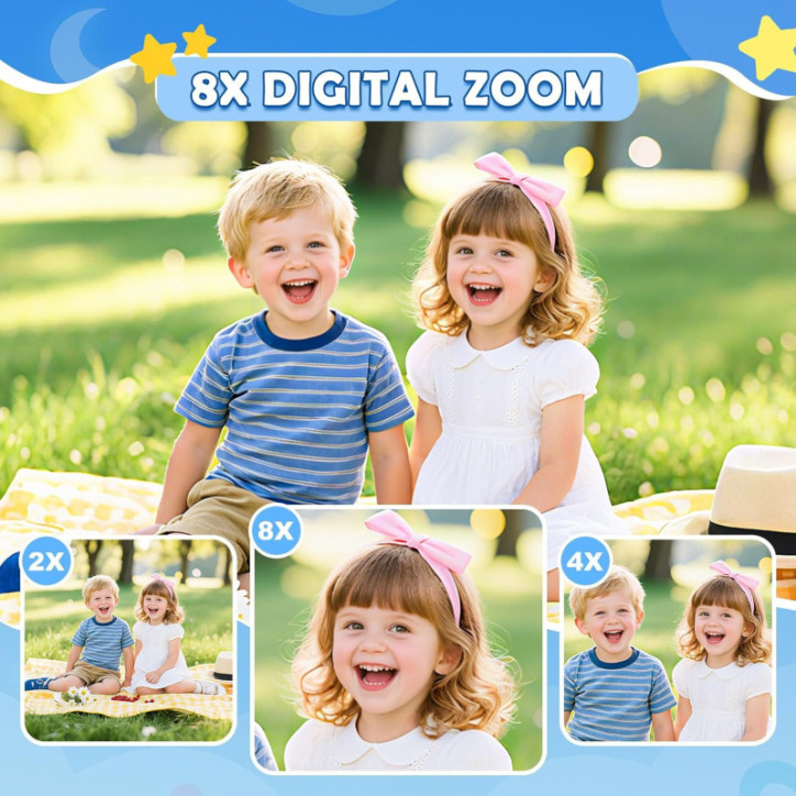 Caméra Enfant HD Desuccus avec Carte 32GB - Jouet Noël Anniversaire Garçons Filles 3-9 ans (Bleu) Caméra Enfant HD Desuccus avec Carte 32GB - Jouet Noël Anniversaire Garçons Filles 3-9 ans (Bleu)
