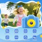 Caméra Enfant HD Desuccus avec Carte 32GB - Jouet Noël Anniversaire Garçons Filles 3-9 ans (Bleu) Caméra Enfant HD Desuccus avec Carte 32GB - Jouet Noël Anniversaire Garçons Filles 3-9 ans (Bleu)