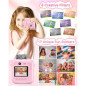 Appareil Photo Instantané Enfant 48MP Selfie 1080P avec Impression, Carte 32GB, Papier, Rose Appareil Photo Instantané Enfant 48MP Selfie 1080P avec Impression, Carte 32GB, Papier, Rose