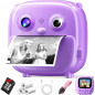 Appareil Photo Instantané Enfants - Cadeau Anniversaire Noël 3-12 Ans - Camera HD 1080P Violet avec Impression Photos Appareil Photo Instantané Enfants - Cadeau Anniversaire Noël 3-12 Ans - Camera HD 1080P Violet avec Impression Photos