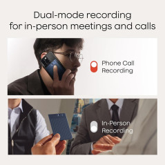 Enregistreur Vocal AI Plaud Note, Transcription & Résumé, 64GB