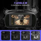 Jumelles Vision Nocturne 4K avec Écran HD 3, Batterie 5000mAh, Carte 32GB, Noir - Camping & Sécurité Jumelles Vision Nocturne 4K avec Écran HD 3, Batterie 5000mAh, Carte 32GB, Noir - Camping & Sécurité