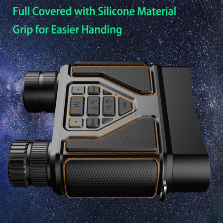 Night Vision Goggles with 8X Zoom - Rechargeable Binoculars for Hunting & Camping, Ideal Gift for Men, Dad, Husband
