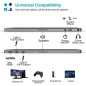KYY Écran Portable 15.6 1080P FHD USB-C HDMI HDR IPS avec Haut-parleurs, Étui & Protection, PC/Mac/Console KYY Écran Portable 15.6 1080P FHD USB-C HDMI HDR IPS avec Haut-parleurs, Étui & Protection, PC/Mac/Console