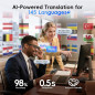 Lunettes Intelligentes GetD AI Unisexes – Traduction 145 Langues, Bluetooth, Verres Photochromiques, 11H Musique Lunettes Intelligentes GetD AI Unisexes – Traduction 145 Langues, Bluetooth, Verres Photochromiques, 11H Musique