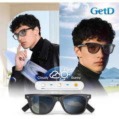 GetD AI Smart Glasses with ChatGPT, 145-Language Translation & Music