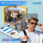 Lunettes Intelligentes GetD AI Unisexes – Traduction 145 Langues, Bluetooth, Verres Photochromiques, 11H Musique Lunettes Intelligentes GetD AI Unisexes – Traduction 145 Langues, Bluetooth, Verres Photochromiques, 11H Musique