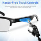 Smart Bluetooth Glasses with Open-Ear Audio, Photochromic Polarized Lenses, IPX4 Waterproof, Voice Assistant Smart Bluetooth Glasses with Open-Ear Audio, Photochromic Polarized Lenses, IPX4 Waterproof, Voice Assistant
