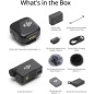 DJI Mic Mini Wireless Lavalier Microphone (2 TX + 1 RX + Case) for iPhone/Camera/Android, 48h Battery, Noise Cancelling DJI Mic Mini Wireless Lavalier Microphone (2 TX + 1 RX + Case) for iPhone/Camera/Android, 48h Battery, Noise Cancelling