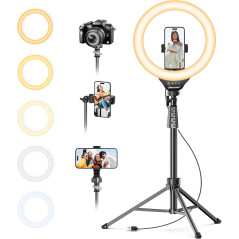UBeesize Ring Light 12 avec Trépied 62 pour Streaming