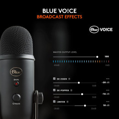 Micro Logitech Blue Yeti USB pour Streaming, Gaming & Podcast