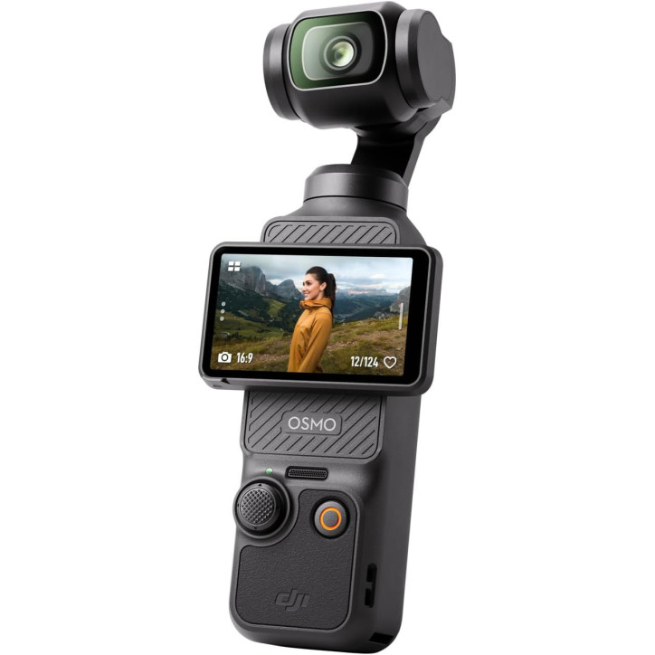 DJI Osmo Pocket 3 Vlogging Camera - 1'' CMOS, 4K/120fps, 3-Axis Stabilization, Fast Focus & Tracking