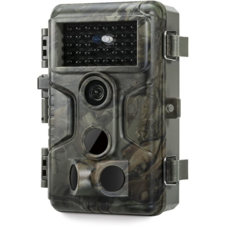 GardePro A3S Caméra de Chasse 64MP 1296p Vision Nocturne 100ft Sans Lueur Déclenchement Rapide 0.1s Étanche